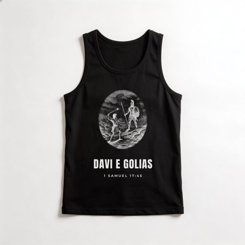 Regata Evangélica Davi e Golias — Coroa de Vida - preta