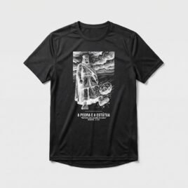 Camiseta Dry Fit Evangélica A Estátua de Daniel — Coroa de Vida - preta
