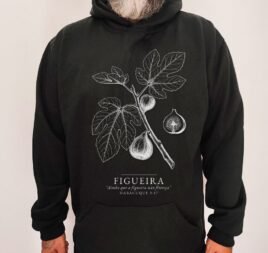 Moletom Evangélico Figueira — Coroa de Vida - preta