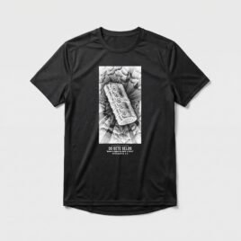 Camiseta Dry Fit Evangélica O Livro dos Sete Selos — Coroa de Vida - preta