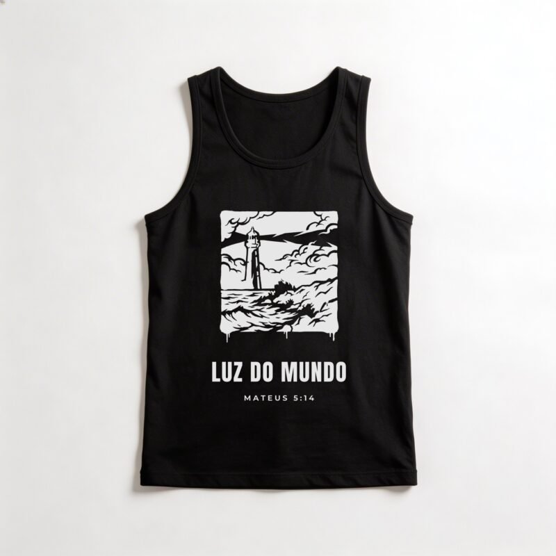 Regata Evangélica Luz do Mundo — Coroa de Vida - preta