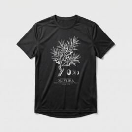 Camiseta Dry Fit Evangélica Oliveira Verde — Coroa de Vida - preta