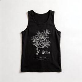 Regata Evangélica Oliveira Verde — Coroa de Vida - preta