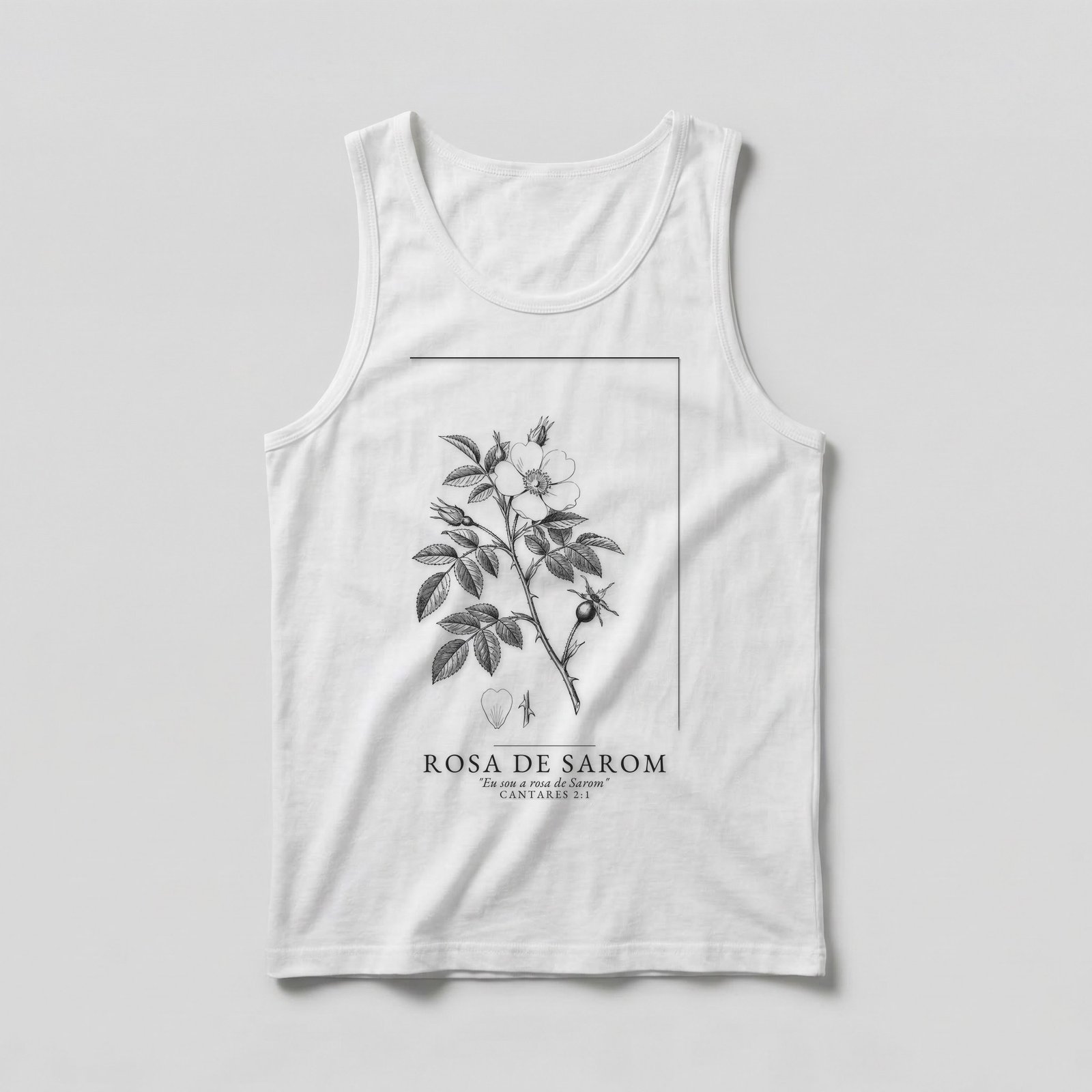 Regata Evangélica Rosa de Sarom — Coroa de Vida - branca