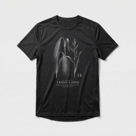 Camiseta Dry Fit Evangélica Trigo e Joio — Coroa de Vida - preta