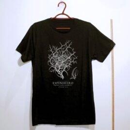 Camiseta evangélica Espinheiro — Coroa de Vida - preta