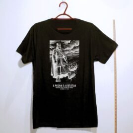 Camiseta evangélica A Estátua de Daniel — Coroa de Vida - preta