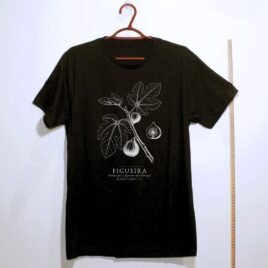 Camiseta evangélica Figueira — Coroa de Vida - preta